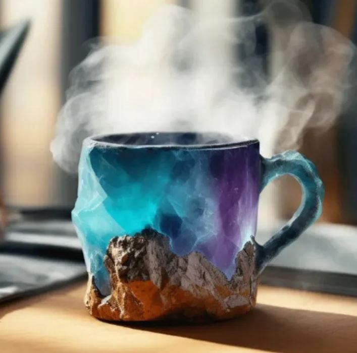 Gemora™ Mineral Crystal Coffee Mug
