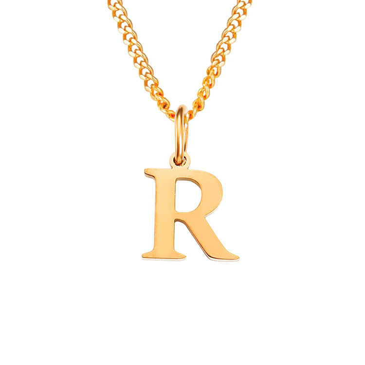The Monogram — 14K Gold-Plated Personalized Initial Necklace