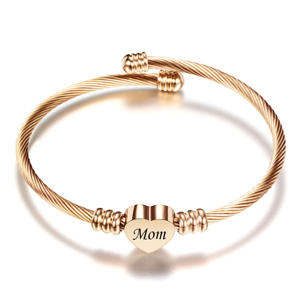 The Heritage — Braided Stainless Steel Bangle Bracelet