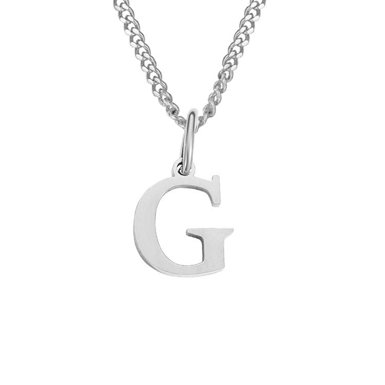 The Monogram — 14K Gold-Plated Personalized Initial Necklace