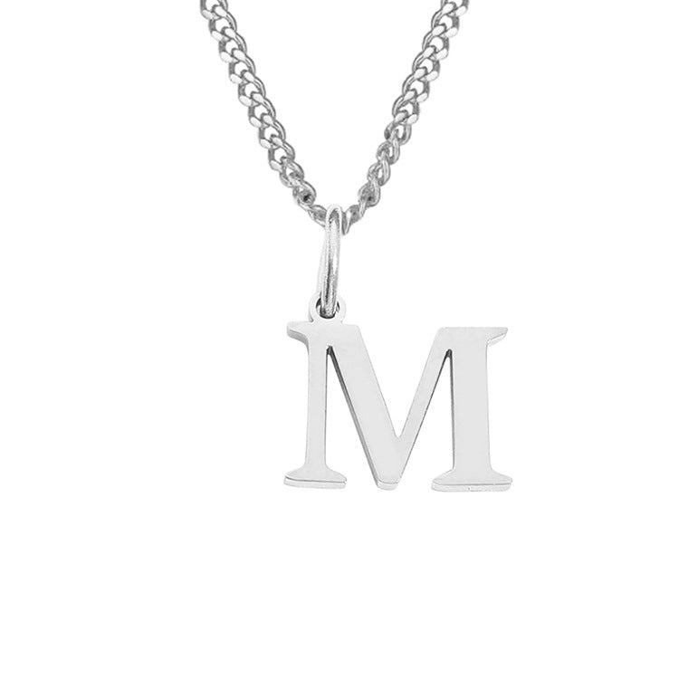 The Monogram — 14K Gold-Plated Personalized Initial Necklace