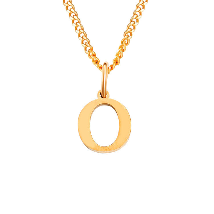 The Monogram — 14K Gold-Plated Personalized Initial Necklace