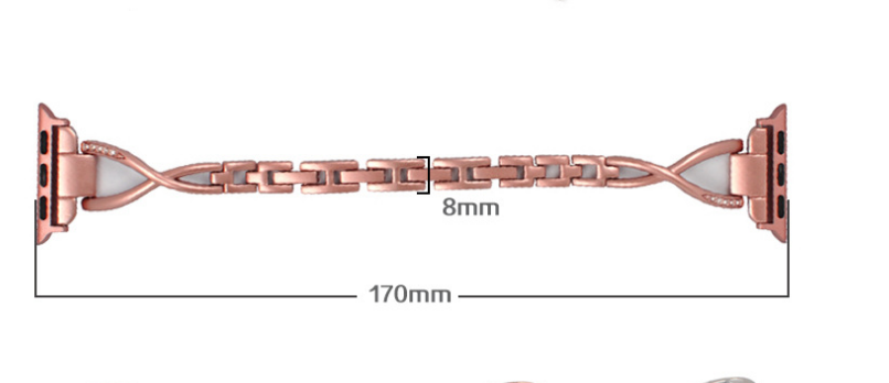 The Circuit — Diamond-Set Stainless Steel Watch Band