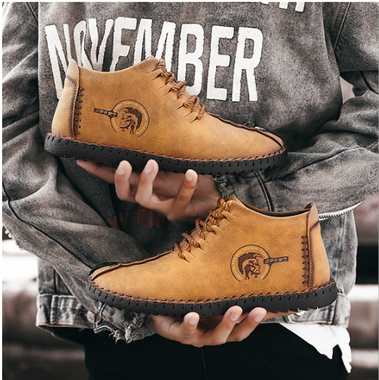 Men's Autumn Winter Cotton Oxford Shoes