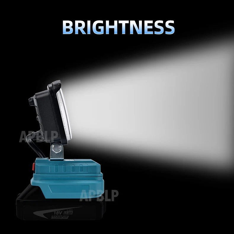 LumiGuard™ 18V Cordless Emergency Work Light | Portable LED Illumination