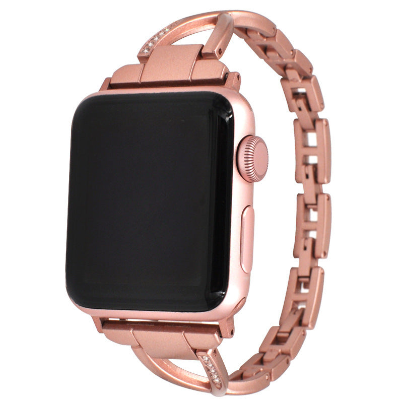 The Circuit — Diamond-Set Stainless Steel Watch Band