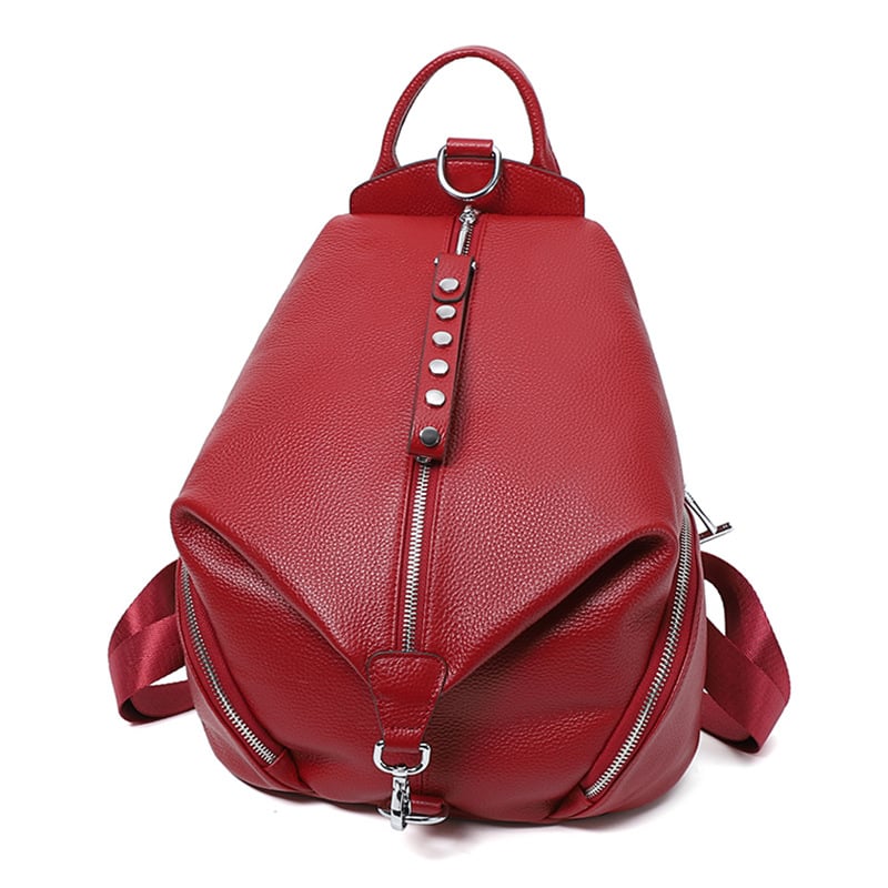 The Geneva — Anti-Theft Structured Leather Tote