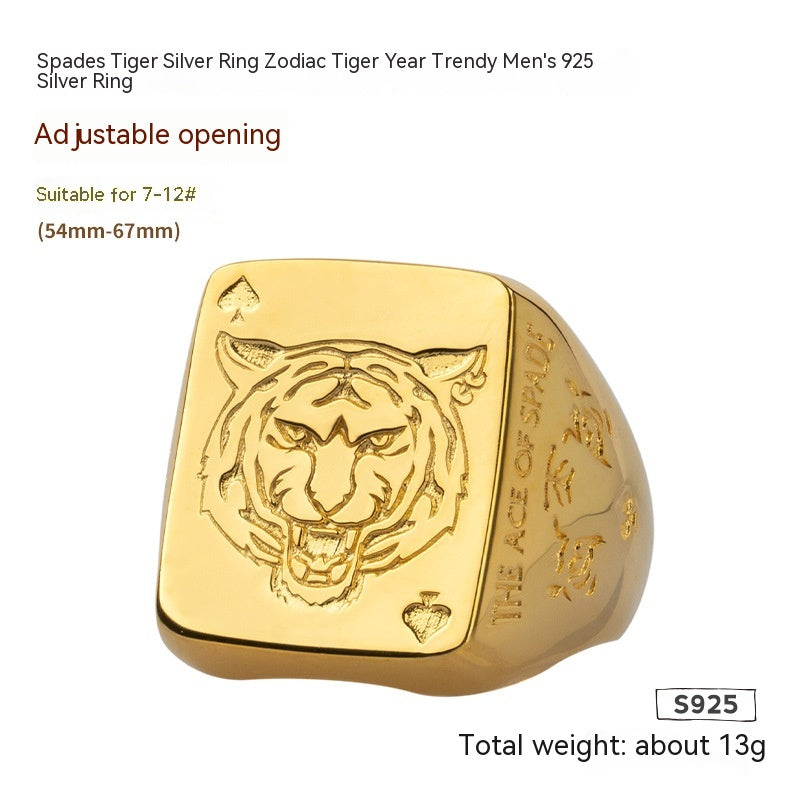 The Dynasty Tiger Statement Ring