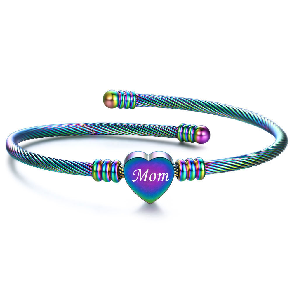 The Heritage — Braided Stainless Steel Bangle Bracelet