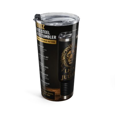Lion of Judah™ 20oz Insulated Stainless Steel Tumbler | Christian Travel Cup