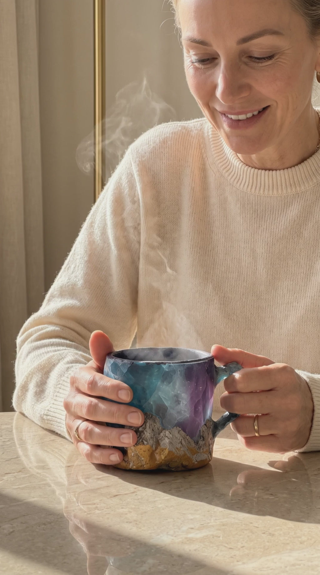 Gemora™ Mineral Crystal Coffee Mug