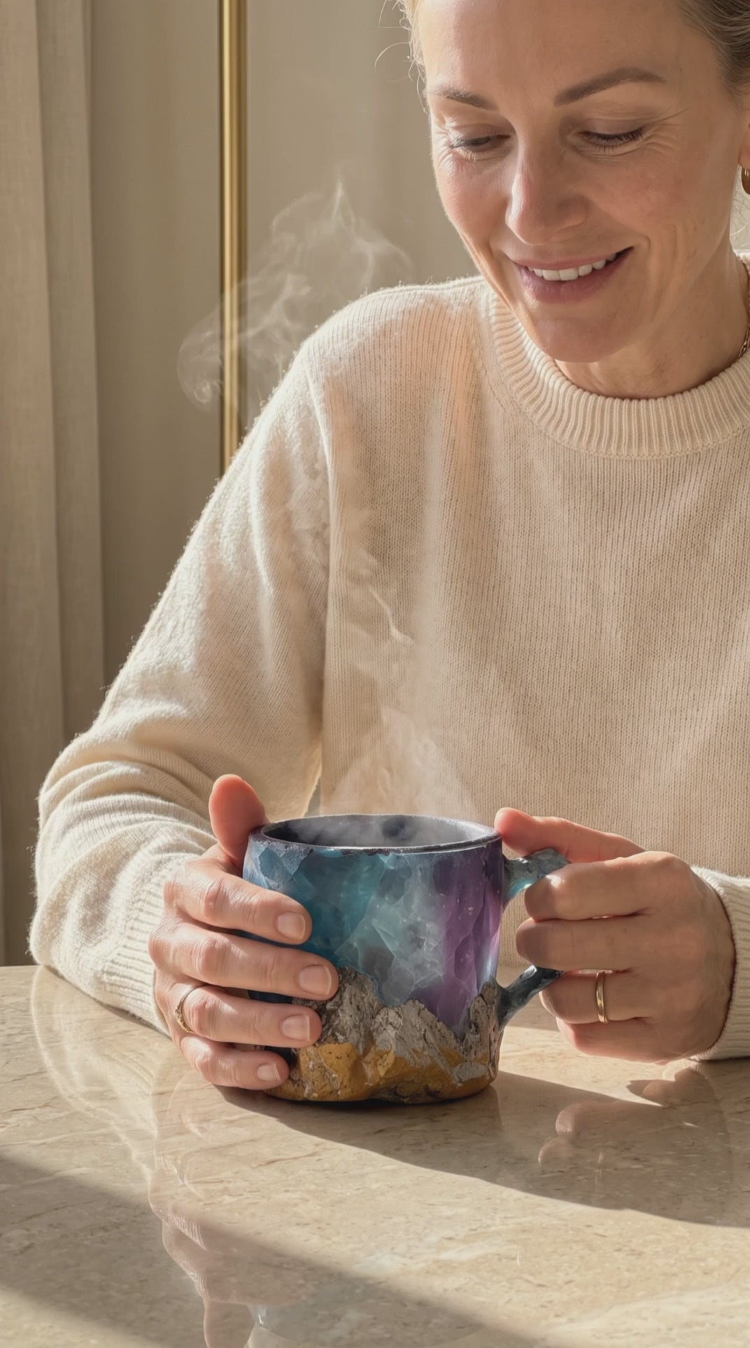 Gemora™ Mineral Crystal Coffee Mug