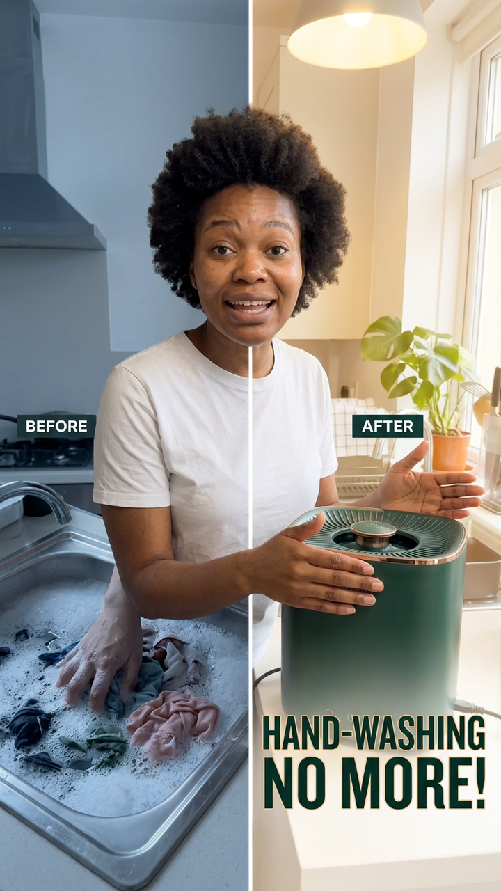 LumiWash™ Portable Mini Washing Machine